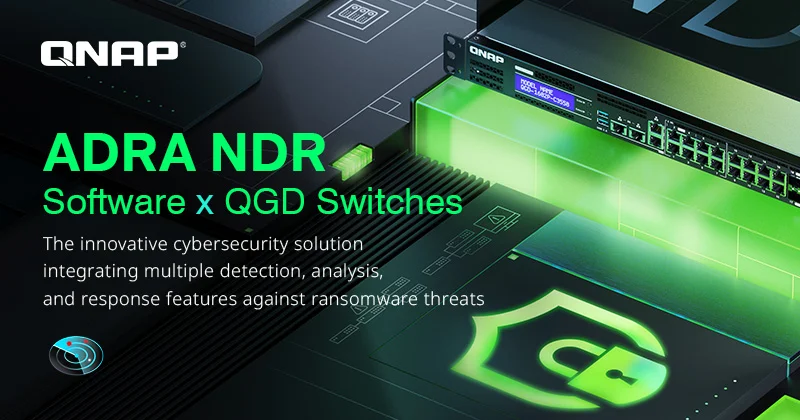 A QNAP BEMUTATJA AZ INNOVATÍV ADRA NDR-SZOFTVERT A QGD POE-SWITCHEKHEZ, AMELLYEL MEGERŐSÍTI AZ ÜZLETI KIBERBIZTONSÁG-TELEPÍTÉSEKET