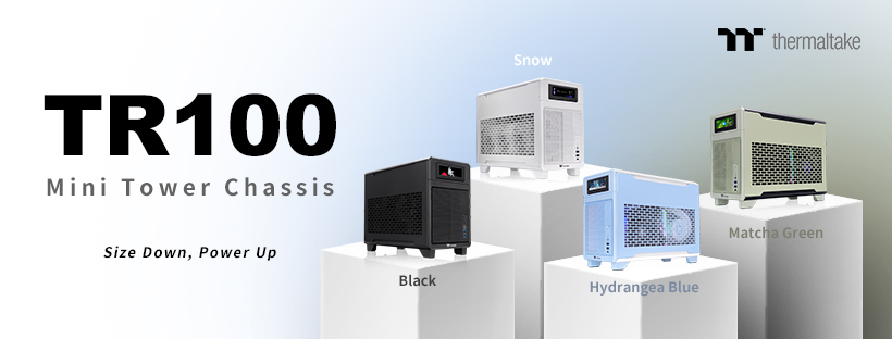 A THERMALTAKE BEMUTATJA AZ INNOVATÍV, UTAZÁSRA TERVEZETT TR100 PC-TORONYHÁZAT, AMI ÚJRADEFINIÁLJA A HORDOZHATÓ GAMINGET slide