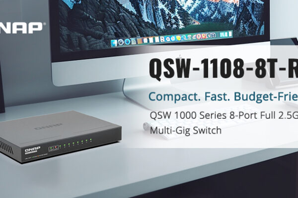 A QNAP BEMUTATTA A QSW-1000 SOROZATÚ, 8 PORTOS, 2,5 GBE-S, MULTIGIGABITES SWITCHET – KOMPAKT, GYORS, KÖLTSÉGHATÉKONY slide