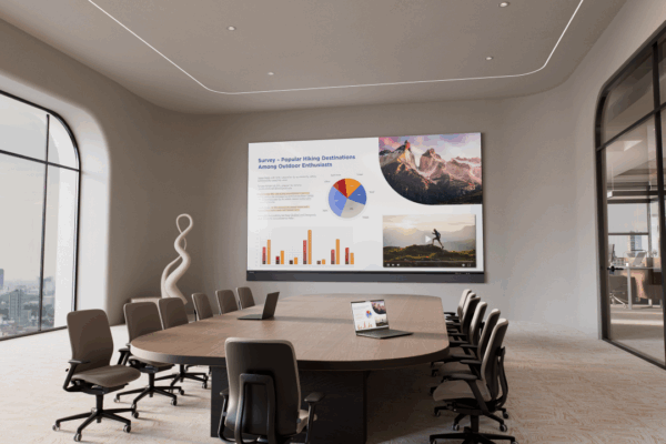 A VIEWSONIC TOVÁBBFEJLESZTETTE A 4K-S COB ALL-IN-ONE LED KIJELZŐT ENERGIATAKARÉKOS KIALAKÍTÁSSAL A VÁLLALATI FELHASZNÁLÁSHOZ slide
