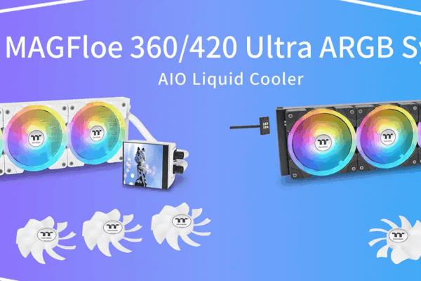 A THERMALTAKE BEJELENTI A MAGFLOE ULTRA ARGB SYNC AIO-FOLYADÉKHŰTŐT slide