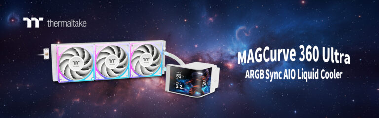 A THERMALTAKE BEJELENTI A MAGCURVE 360 ULTRA ARGB SYNC AIO-FOLYADÉKHŰTŐT