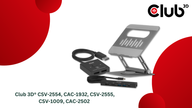 A CLUB 3D BEJELENTETTE 2026. ELSŐ ÚJ TERMÉKEIT