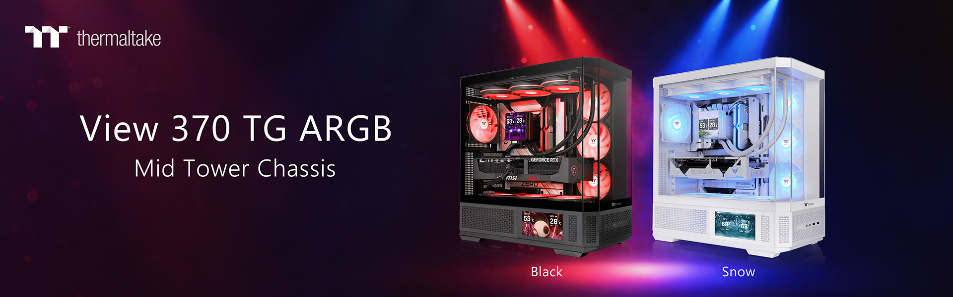 THERMALTAKE VIEW 370 TG ARGB – LÁTVÁNYRA TERVEZVE