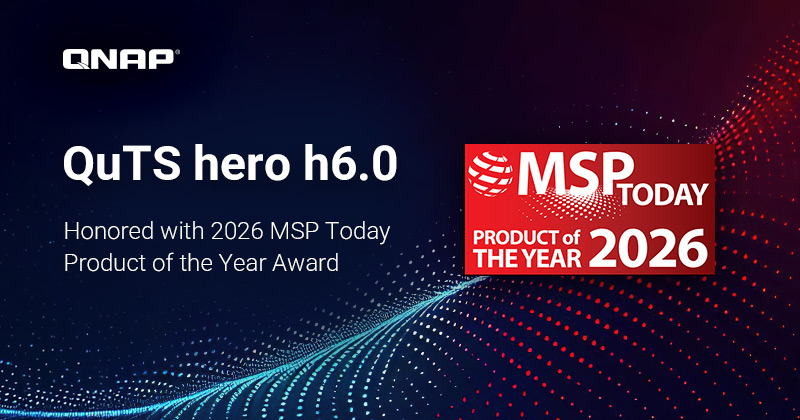 A QNAP ELNYERTE A 2026-OS MSP TODAY „ÉV TERMÉKE” DÍJAT