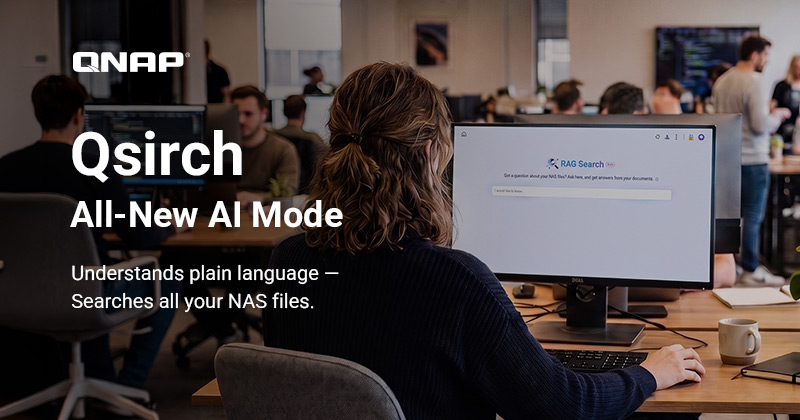 A QNAP QSIRCH INTEGRÁLJA A HELYSZÍNI VLM ÉS LLM AI-T