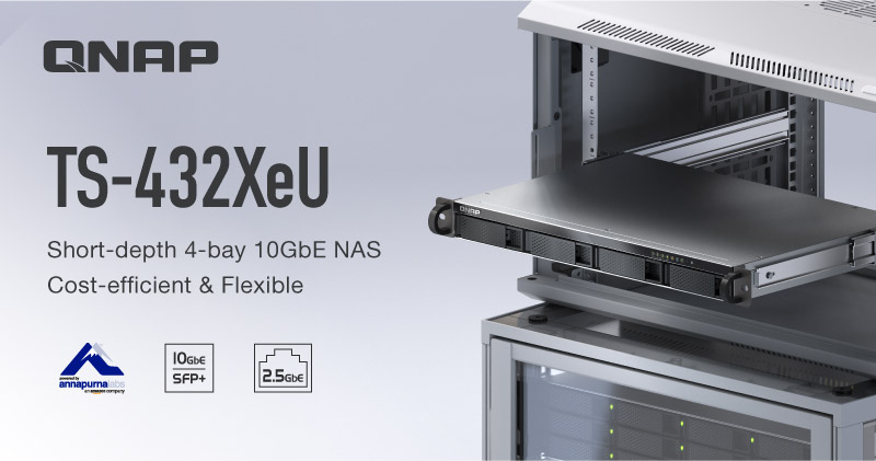 A QNAP BEMUTATJA A KOMPAKT TS-432XEU NAS-T